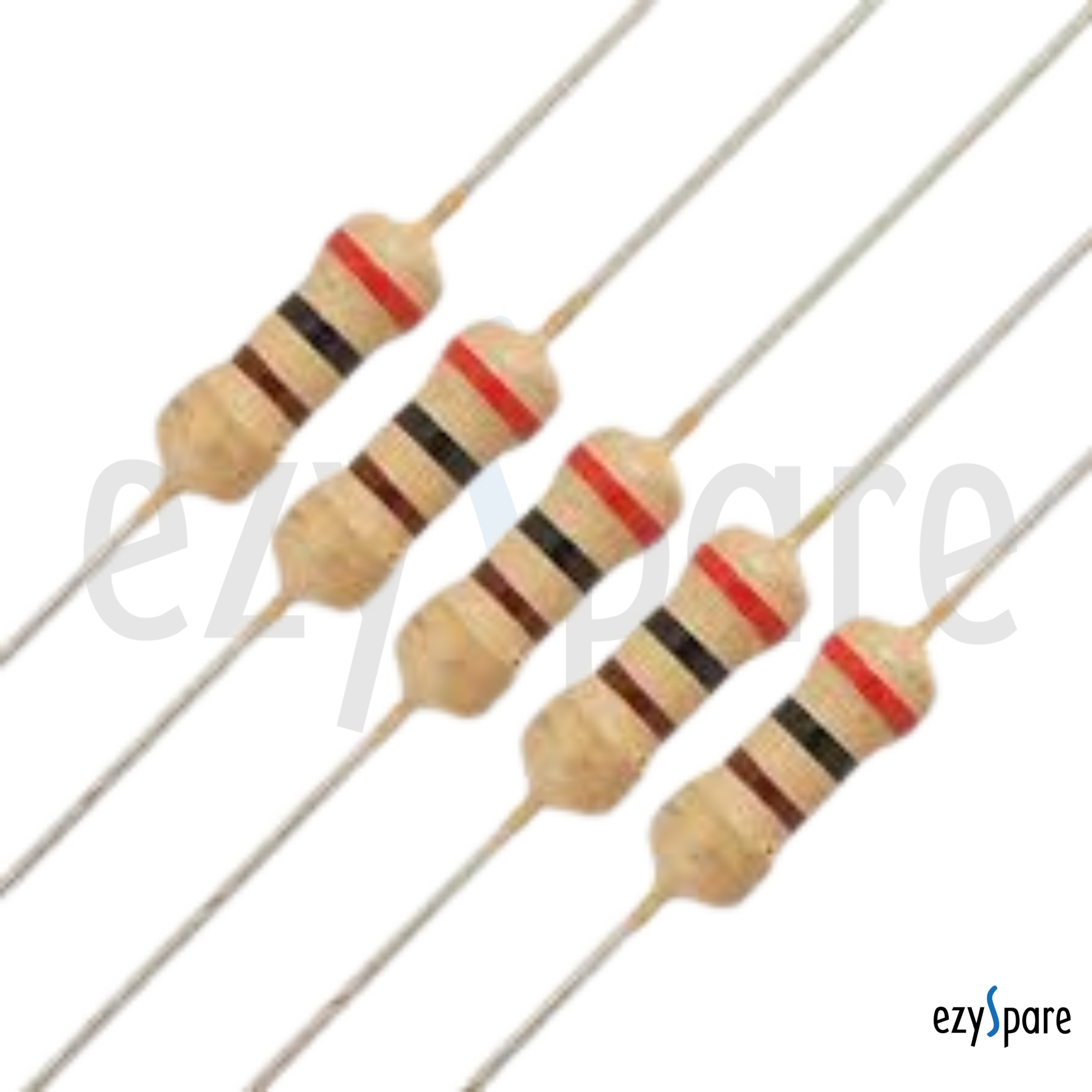 22K ohm Resistor – 1/2 Watt – 5 Pieces Pack – ezyspare.com