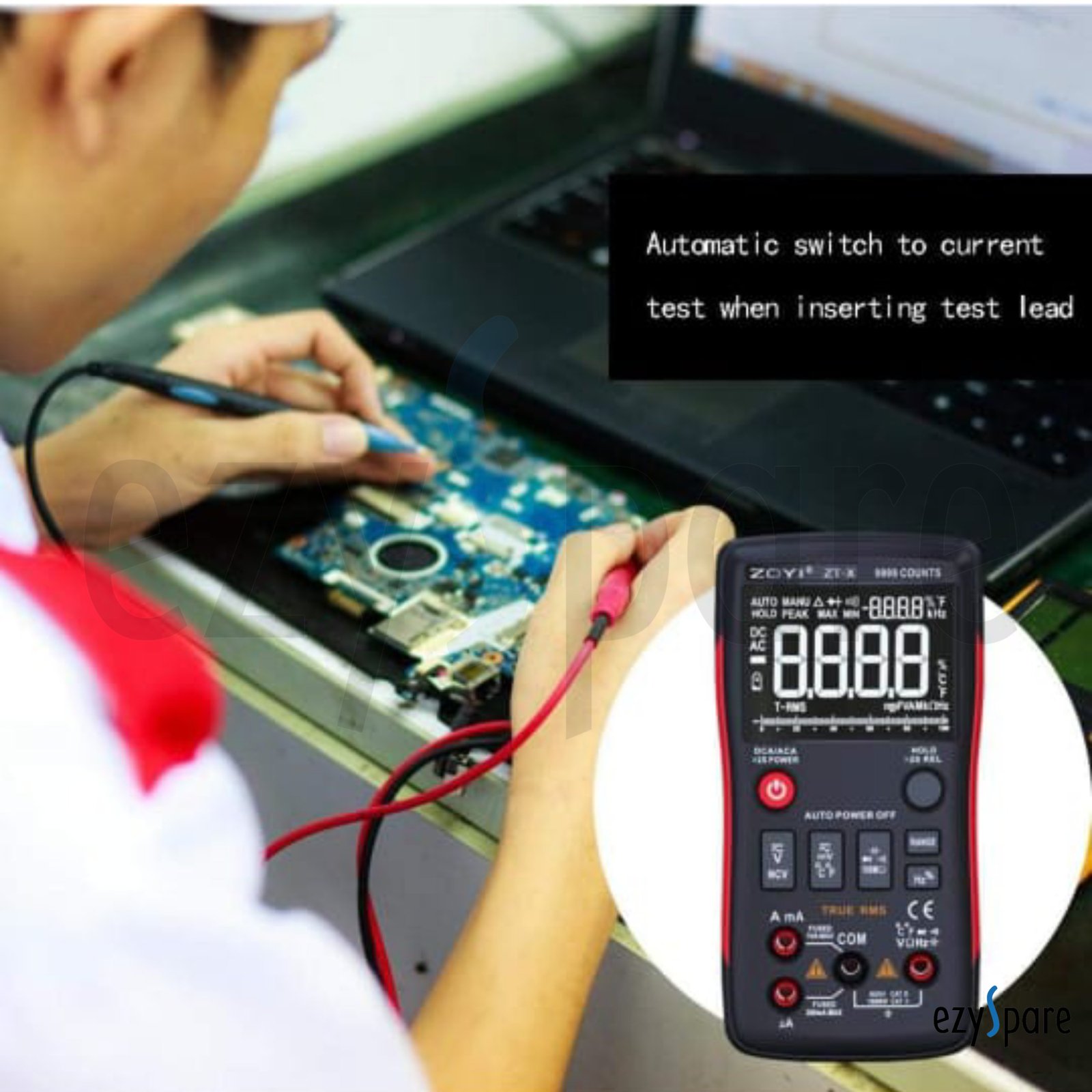 Zoyi Zt X True Rms Digital Multimeter Auto Ranging Voltage Current