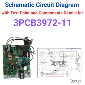 Daikin Inverter PCB 3PCB3972-11 Schematic Circuit Diagram